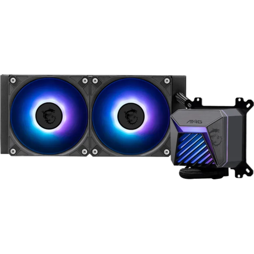 Cooler procesor MSI MAG CORELIQUID A15 240, ARGB LED, 2 x 120 mm, Black