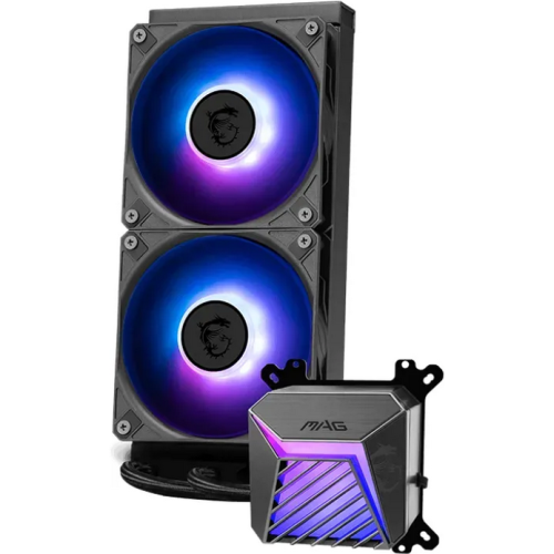 Cooler procesor MSI MAG CORELIQUID A15 240, ARGB LED, 2 x 120 mm, Black