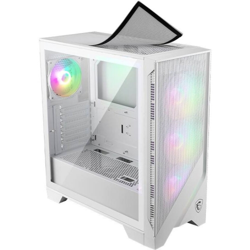 MAG FORGE 320R WHITE AIRFLOW, Mid-Tower, RGB, Alb