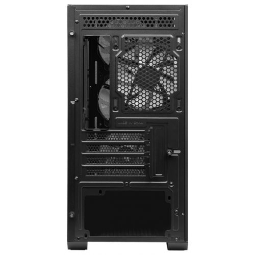 Carcasa MSI MAG FORGE M100A D60, Micro ATX Tower, RGB, Sursa 600W, 80+, Negru