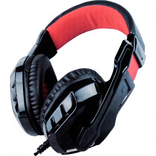 Casti cu microfon Marvo H8329, 3.5mm jack, Black-Red