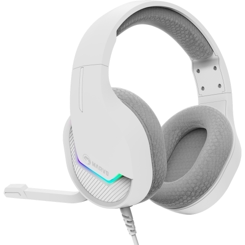 Casti cu microfon MARVO H8618, stereo, USB, White