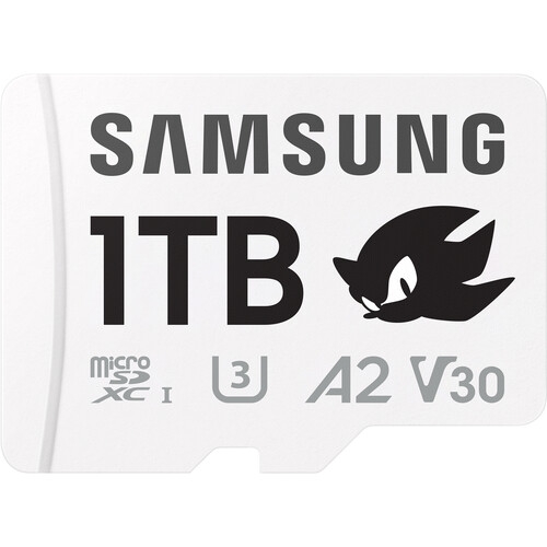 Memory Card microSDXC Samsung PRO Plus Sonic the Hedgehog 1 TB, Class 10, UHS-I U3, V30, A2 + Adaptor SD