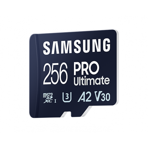 Memory Card microSDXC Samsung PRO Ultimate MB-MY256SB/WW 256GB, Class 10, UHS-I U3, V30, A2 + Adaptor USB