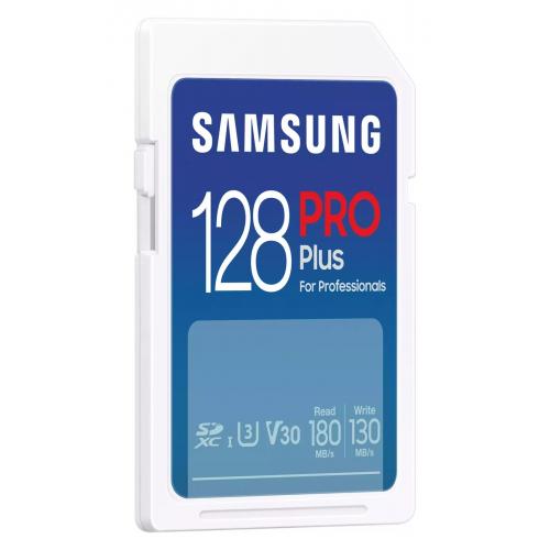 Memory Card SDXC Samsung PRO Plus MB-SD128S/EU 128GB, Class 10, UHS-I U3, V30