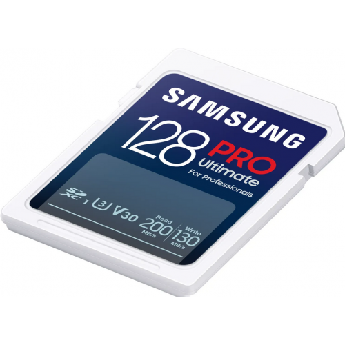Memory Card microSDXC Samsung PRO Ultimate 128GB, Class 10, UHS-I U3, V30