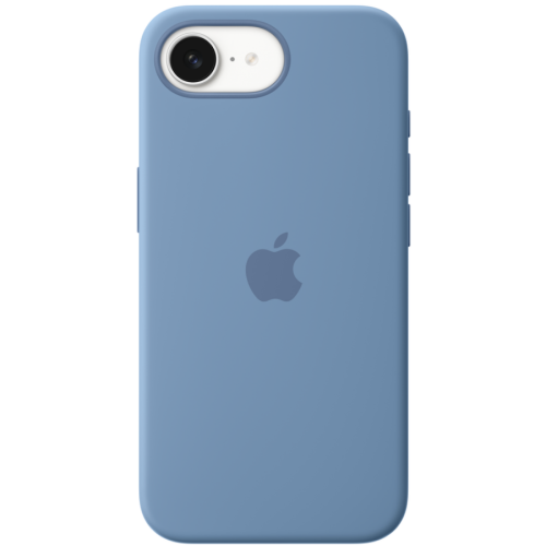 Protectie pentru spate Apple Silicon MD3Q4ZM/A pentru iPhone 16e, Winter Blue
