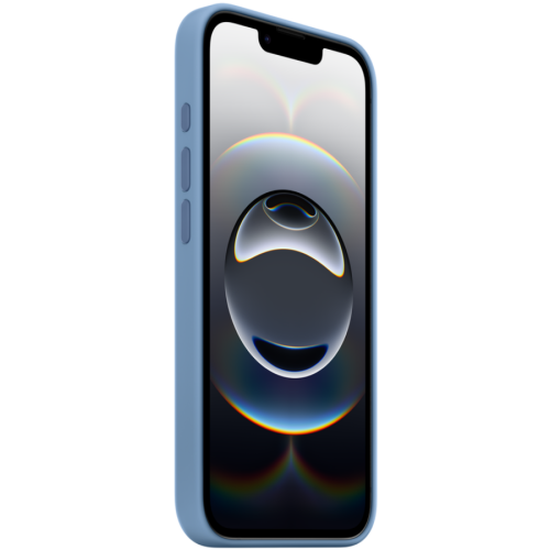 Protectie pentru spate Apple Silicon MD3Q4ZM/A pentru iPhone 16e, Winter Blue