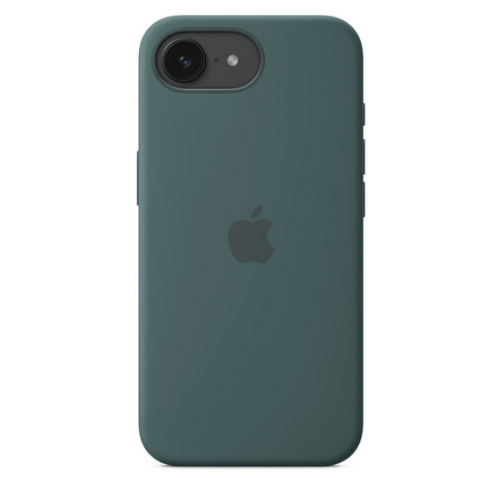 Protectie pentru spate Apple Silicone Case pentru iPhone 16e, Lake Green