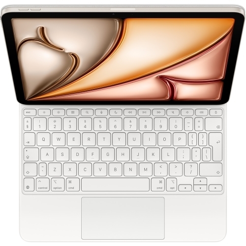 Tastatura Apple Magic pentru iPad Air M3 (2025) de 11 inch, Layout RO, White