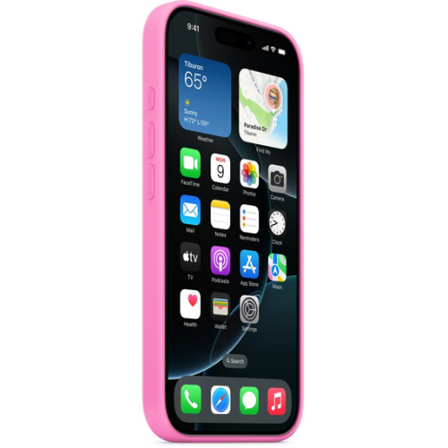 Protectie pentru spate Apple Silicone Case with MagSafe pentru iPhone 16 Pro, Periwinkle