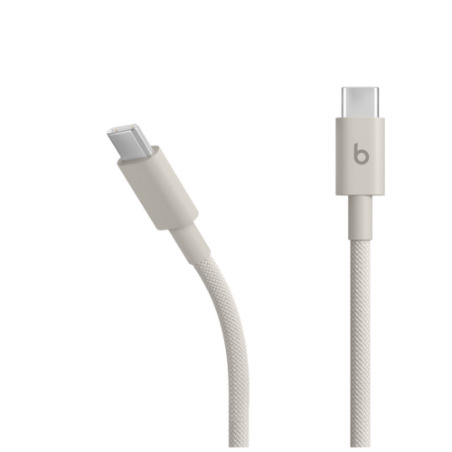 Cablu de date Apple Beats Woven Cable, USB-C male - USB-C male, 1.5 m, Surge Stone