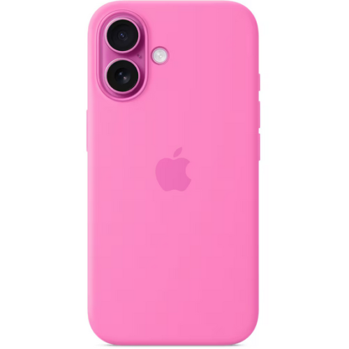 Protectie pentru spate Apple Silicone Case with MagSafe pentru iPhone 16, Peony