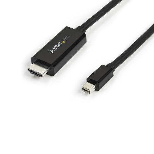 Cablu Startech MDP2HDMM3MB, mini Displayport - HDMI, 3m, Black