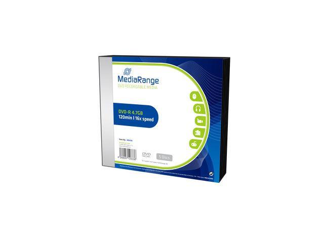 DVD+R MediaRange MR419, 16x, 5buc