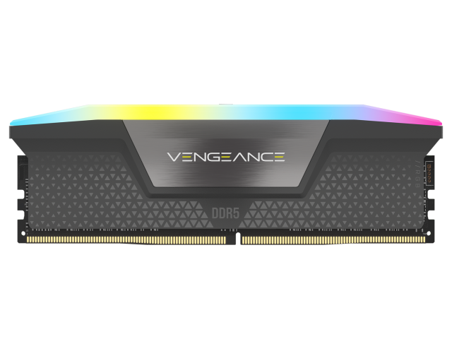 Memorie Corsair Vengeance RGB Intel XMP 3.0/AMD EXPO, 16 GB, DDR5-5600 MHz, CL40