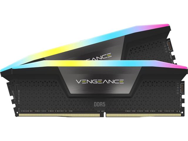 Kit Memorie Corsair Vengeance RGB Intel XMP 3.0, 32GB, DDR5-6000MHz, CL28, Dual Channel