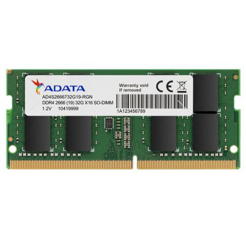 Memorie SO-DIMM A-Data 16GB, DDR4-2666Mhz, CL19