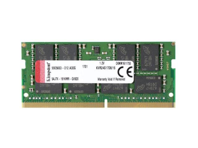 Memorie SO-DIMM Kingston ValueRAM 16GB, DDR4-2400MHz, CL17