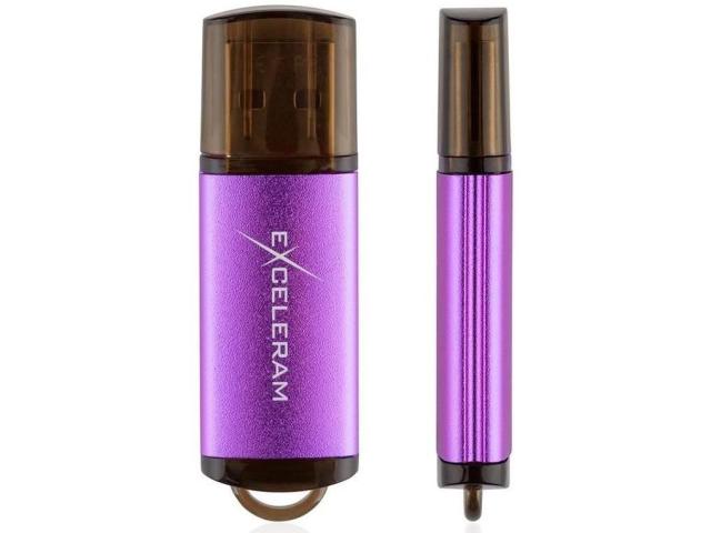 Memorie USB Exceleram 32GB, USB 2.0, Purple-Black