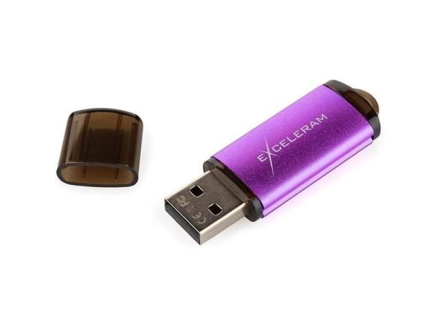 Memorie USB Exceleram 32GB, USB 2.0, Purple-Black