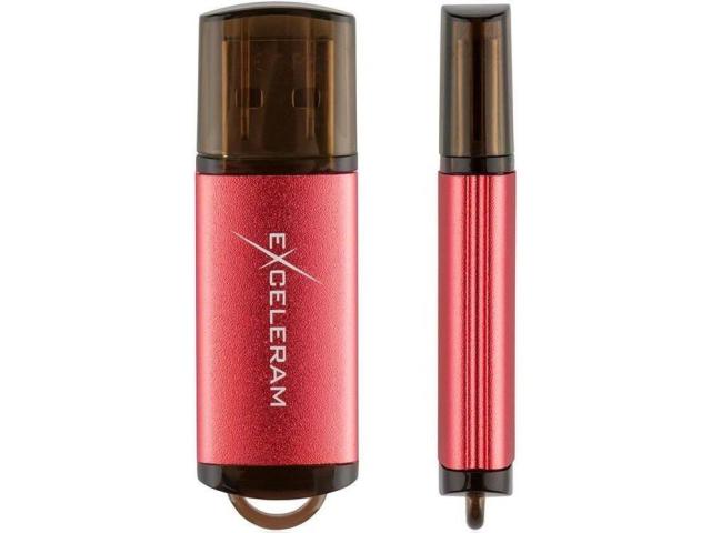 Memorie USB Exceleram A3 64GB, USB 2.0, Red