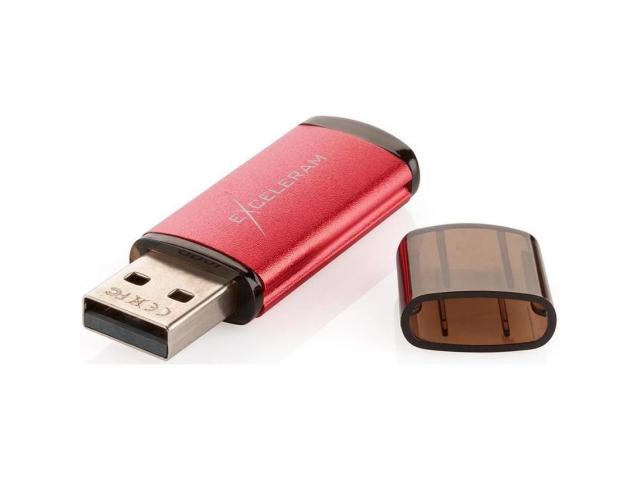 Memorie USB Exceleram A3 64GB, USB 2.0, Red