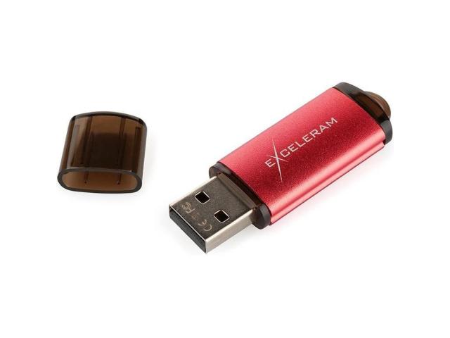 Memorie USB Exceleram A3 64GB, USB 2.0, Red