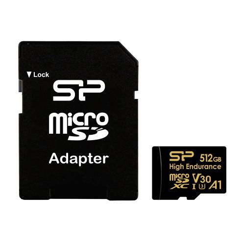 Memory card microSDXC Silicon Power High Endurance Golden Series 64GB V30 UHS-1 U3