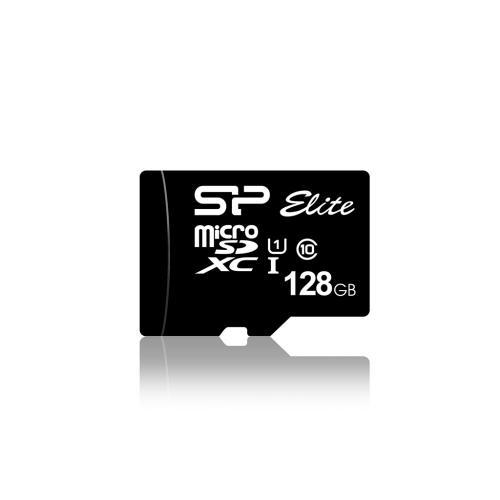 Memory Card microSDXC Silicon Power Elite 128GB, Class 10, UHS-I U1 + Adaptor SD