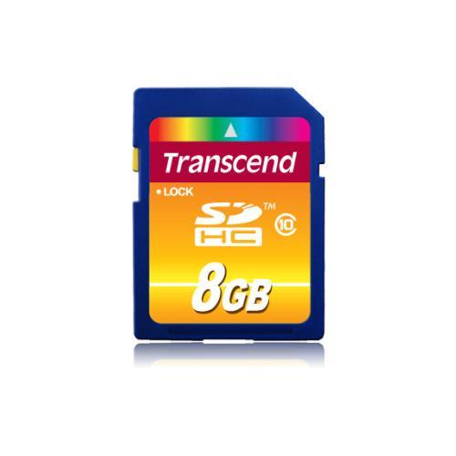 Memory Card SDHC Transcend 8GB, Class 10