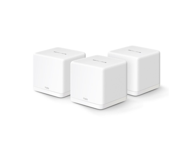 Router wireless Mercusys Halo H60X, 3 x LAN, 3 bucati