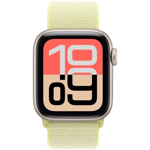 Curea SmartWatch Apple Sport Loop, 40 mm, Neon Yellow