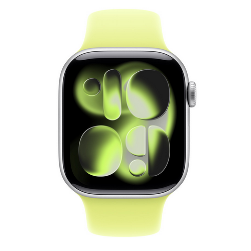 Curea SmartWatch Apple Sport Band, M/L, 42 mm, Neon Yellow