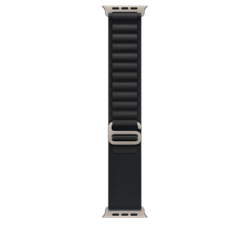 Curea SmartWatch Apple Alpine Loop, Medium, 49 mm, Black - Natural Titanium Finish