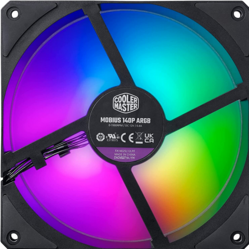 Ventilator Cooler Master Mobius 140P ARGB, 140mm