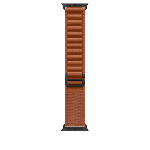 Curea SmartWatch Apple Alpine Loop, Large, 49 mm, Terracotta - Black Titanium Finish