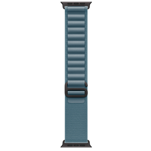 Curea SmartWatch Apple Alpine Loop, Small, 49 mm, Light Blue - Black Titanium Finish
