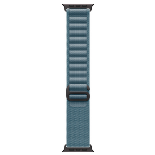 Curea SmartWatch Apple Alpine Loop, Medium, 49 mm, Light Blue - Black Titanium Finish