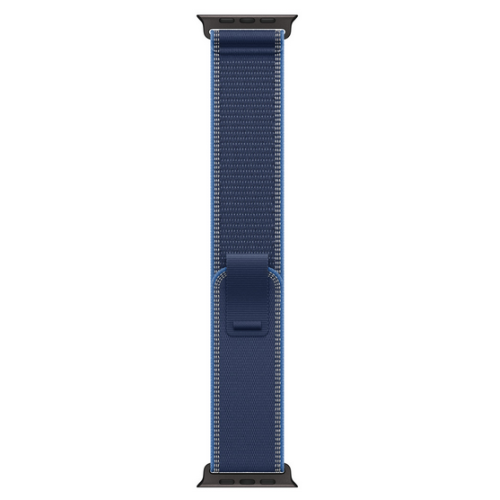 Curea SmartWatch Apple Trail Loop, S/M, 49 mm, Blue/Bright Blue - Black Titanium Finish