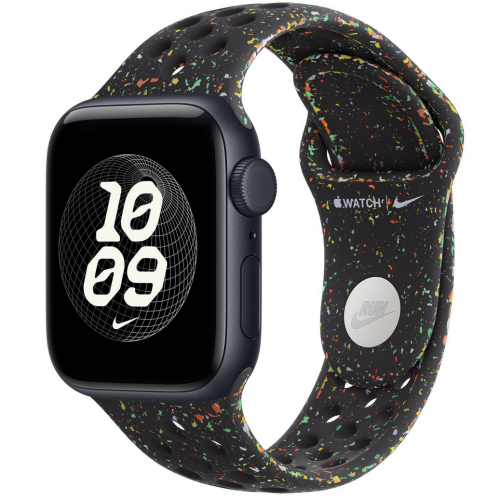 Curea SmartWatch Apple Nike Sport Band, M/L, 40 mm, Midnight Black