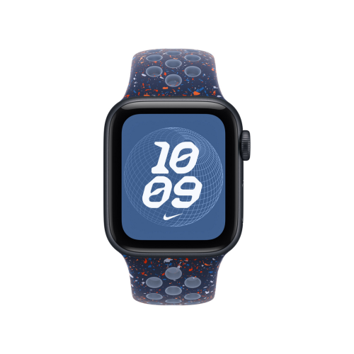 Curea SmartWatch Apple Nike Sport Band, M/L, 40 mm, Blue Ribbon