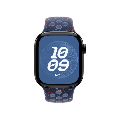 Curea SmartWatch Apple Nike Sport Band, M/L, 42 mm, Blue Ribbon