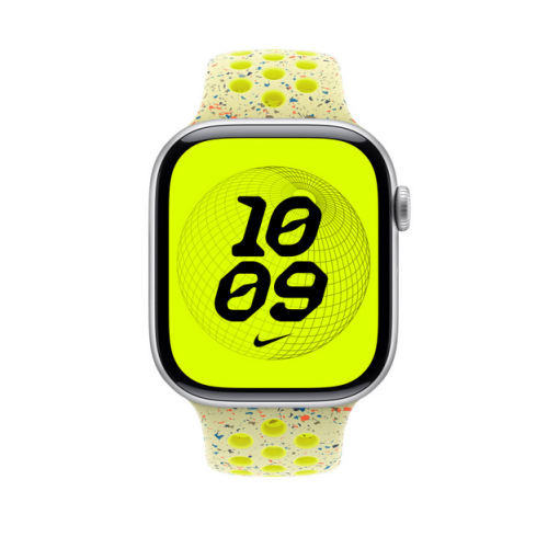 Curea SmartWatch Apple Nike Sport Band, M/L, 46 mm, Volt Splash