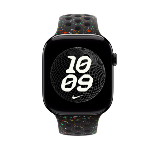 Curea SmartWatch Apple Nike Sport Band, M/L, 46 mm, Midnight Black