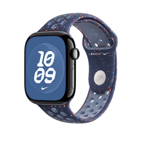 Curea SmartWatch Apple Nike Sport Band, S/M, 46 mm, Blue Ribbon