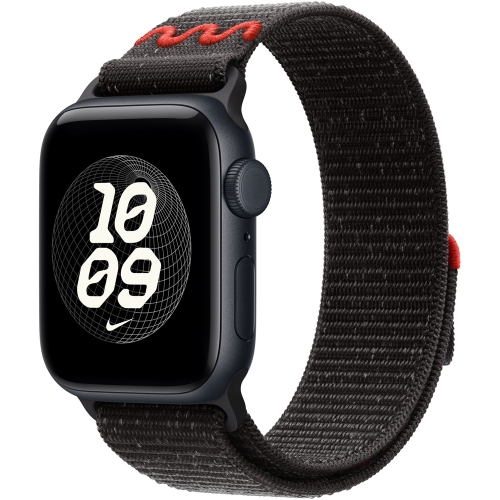 Curea SmartWatch Apple Nike Sport Loop, 40 mm, Midnight Black