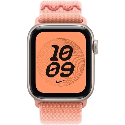 Curea SmartWatch Apple Nike Sport Loop, 42 mm, Alpenglow Pink