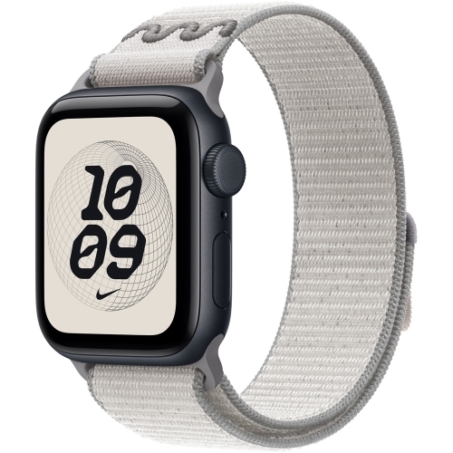 Curea SmartWatch Apple Nike Sport Loop, 46 mm, Veiled Grey