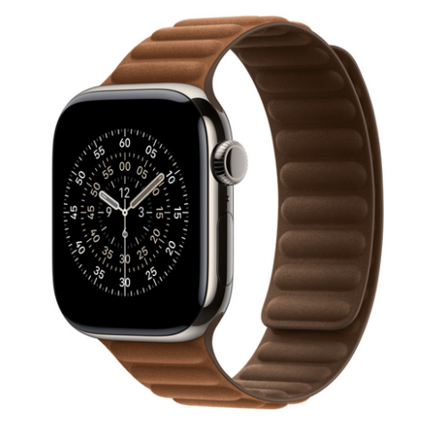 Curea SmartWatch Apple Magnetic Link, S/M, 42 mm, Caramel